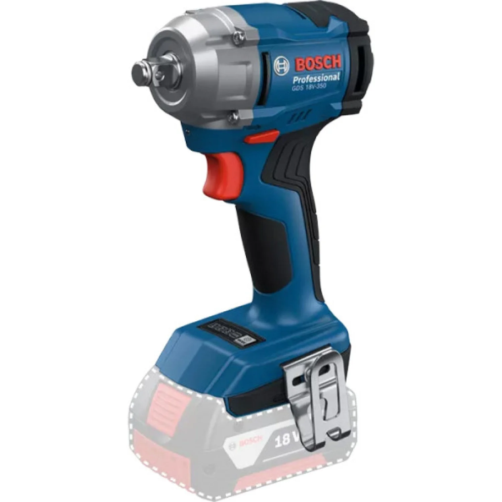Акумуляторний ударний гайковерт Bosch Professional GDS 18V-350 (18 В, без АКБ) (06019M5020)